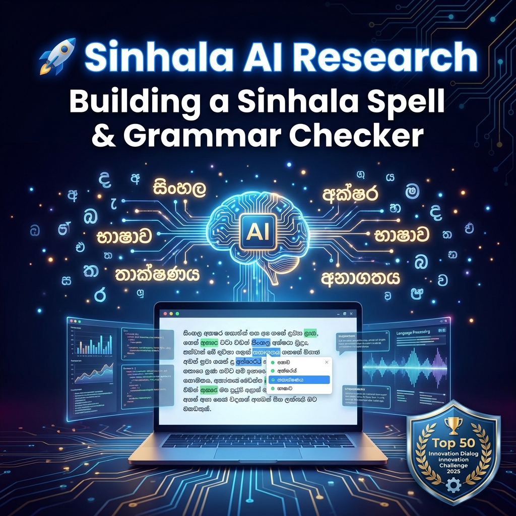 Advancing Sinhala Language Technology Through Research